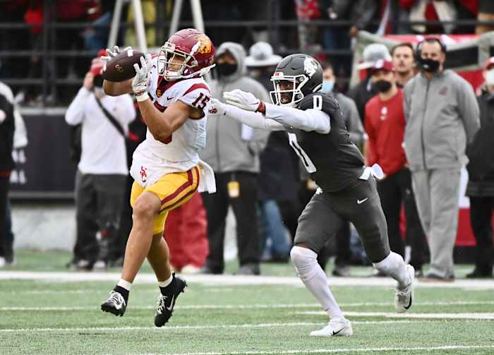 A star at USC since his freshman year, Drake London is undoubtedly one of the nation's top receivers.
